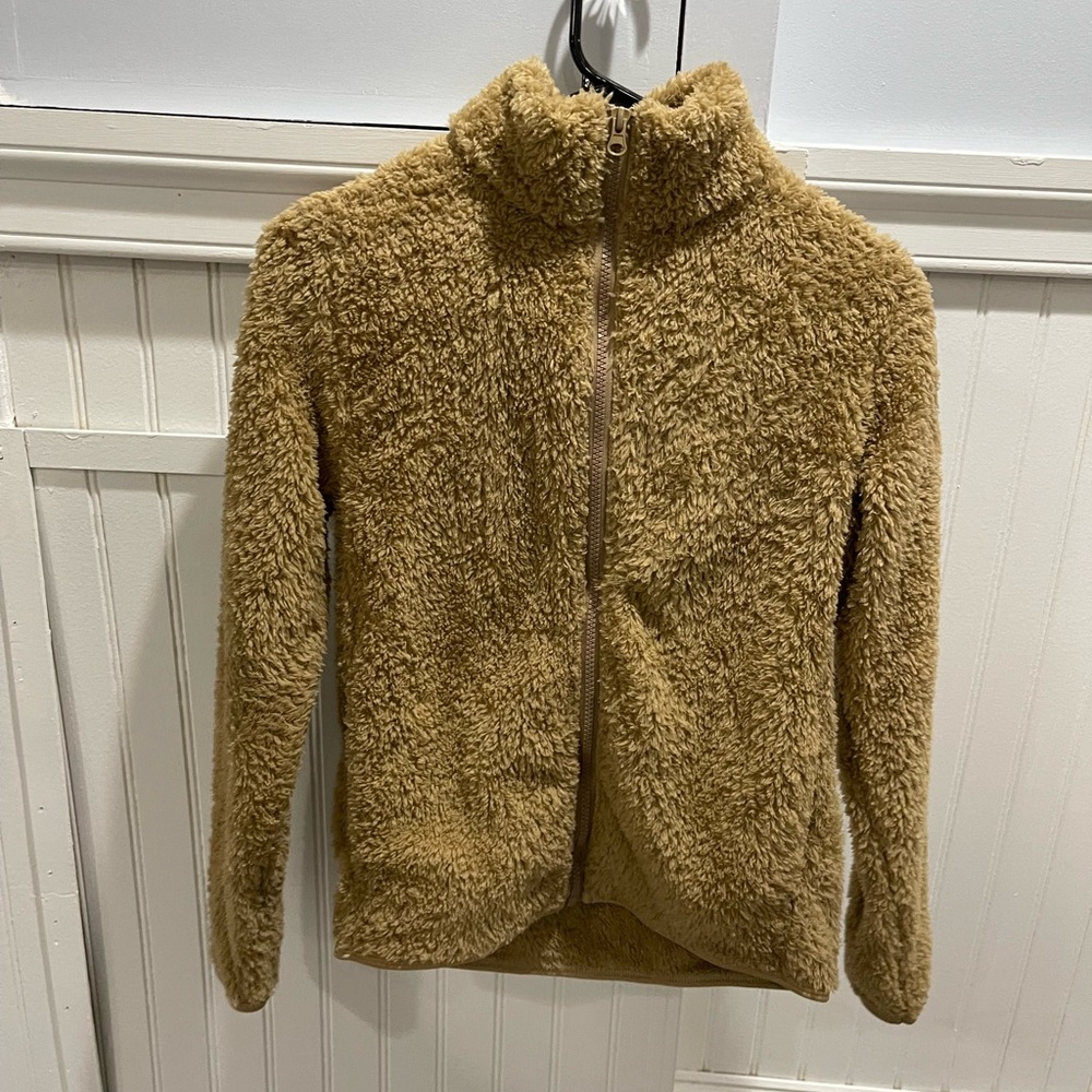 Fuzzy Tan Sweater